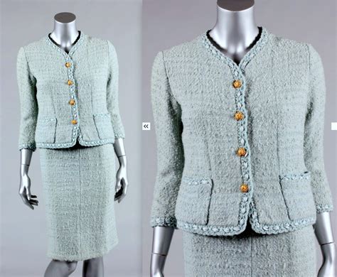 chanel classic tweed suit|chanel tweed suit price.